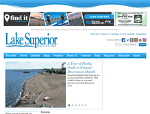 Tablet Screenshot of lakesuperior.com